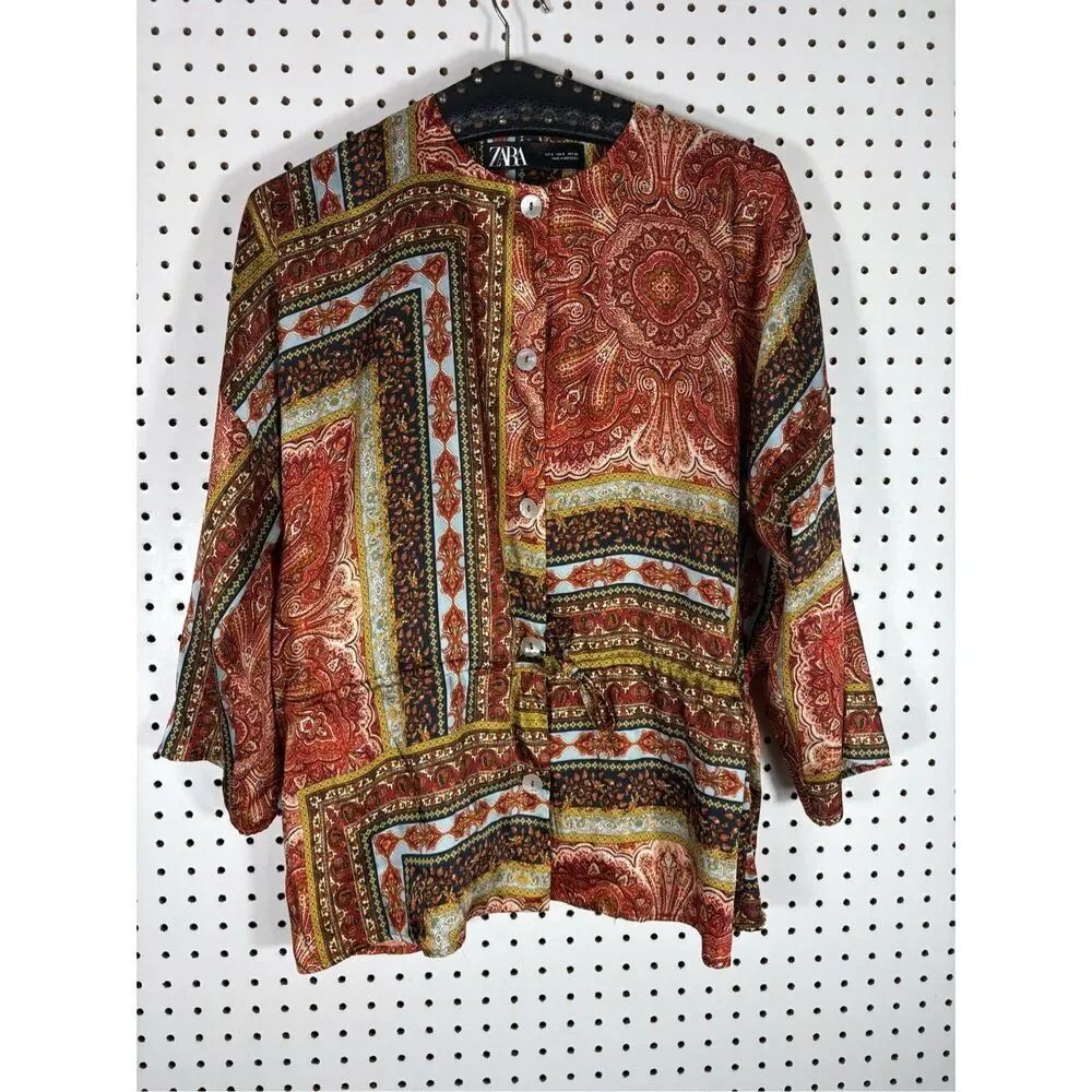 Zara Kimono style blouse size S